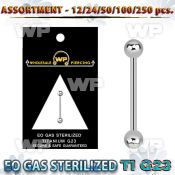 h4b20ly g23 titanium tongue bars 1 6mm 5mm ball tongue piercing