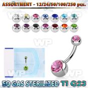 h4b20t0 g23 titanium belly ring 1 6mm 5 8mm press fit jewel belly piercing