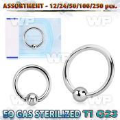 h4b20tt g23 titanium captive bead ring 1 2mm 3mm ball ear lobe piercing