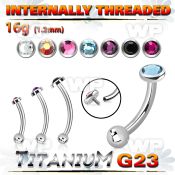h4u48uee titanium bananabell flat back crystal ball internal