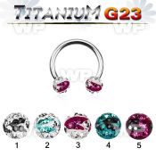 h64das6 g23 titanium cbr horseshoe 1 6mm 5mm ferido glued multi ear lobe piercing