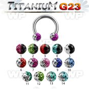h64dazw g23 titanium cbr horseshoe 1 2mm for eyebrow or lip 3mm belly piercing