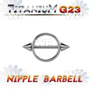h6uumws surgical steel round nipple shield 1 6mm g23 titanium nipple piercing