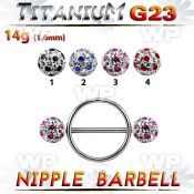 h7dumwt 316l steel round nipple shieldg23 titanium barbell 1 6mm nipple piercing