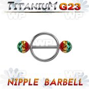 hadumwt 316l steel round nipple shieldg23 titanium barbell 1 6mm nipple piercing