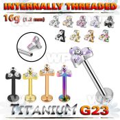 hb48uez titanium internal threaded labret 3 cz