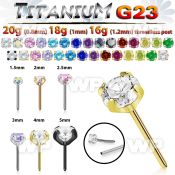 hm8umg titanium threadless press fit top prong set cz