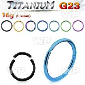 hr3iey ion plated g23 titanium segment ring 1 2mm eyebrow piercing