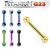 hr44w4ks ion plated g23 titanium eyebrow or helix barbell 1 2mm eyebrow piercing