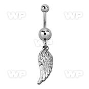 j31s9z steel belly ring w 8mm 5mm normal high polished steel belly piercing