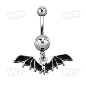 j31sy9 steel belly ring normal high polished steel ball dangli belly piercing