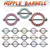 j6um6z round nipple shield prong set crystal studded rim surgi nipple piercing