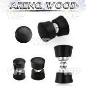 jm7aw black areng wood magnetic fake cheater plug 