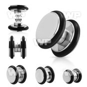 jma 316l steel magnetic fake cheater plug o ring belly piercing