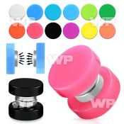 jmqa1 acrylic magnetic fake cheater plug out o ring belly piercing