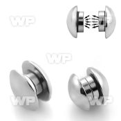 jmx4 steel magnetic fake plup dome shaped parts belly piercing