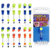 m244e blister packageglow in the dark acrylic whistle tongue tongue piercing