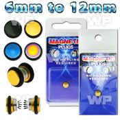 m2jmkl ion plated steel magnetic fake plup o ring belly piercing