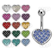 mcd365 steel belly banana w ferido glued crystal heart