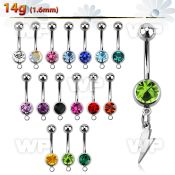 mcdlit steel belly banana w dangling lightning symbol