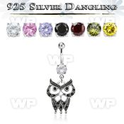 mcdvd21 steel belly banana w and a sterling silver owl dangling
