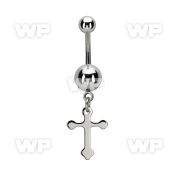 msd756 steel belly banana w plain steel balls w plain cross