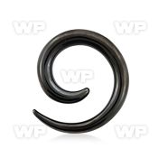 o3mir ion plated surgical steel coil taper plug ear lobe piercing