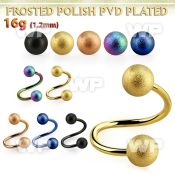 spetfo5 anodized steel spiral w 5mm frosted steel balls