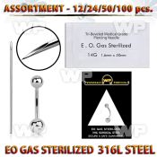 sset05 professional piercing kit steel belly piercings needle