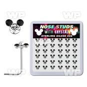 u3j53zy4 display w silver 925 l shaped nose studs 3 round crystal 