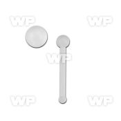 u4arkp clear acrylic flexible nose bone piercing retainer 0 8mm nose piercing