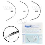 uww6 eo gas sterilized curved steel needles single use 1piece