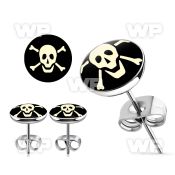 wakl0 stainless steel earring studs