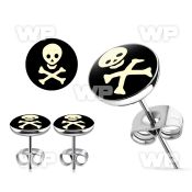 waklz stainless steel earring studs