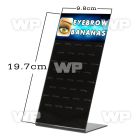 176te black acrylic empty display rubber b which can hold 36 belly piercing