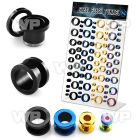 17misz display 88 pcs of ion plated surgical steel screw fit ear lobe piercing