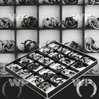 1j4cz0 box w of assorted surgical steel ion plated surgical ear lobe piercing