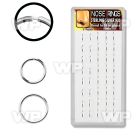 1u3je0 box w silver 925 seamless nose ring s 1mm an outer diame nose piercing