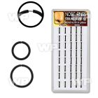 1u3jkp box w black plated silver 925 seamless nose ring s 1mm nose piercing