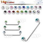 3h4k6f surgical steel surface barbell 1 6mm 90 degree angle 5mm surface piercing