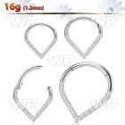 3i3xes implant grade steel hinged segment clicker cz pear