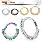 3i3xet implant grade steel hinged segment clicker cz chain