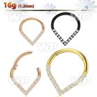 3ir3xes ionplated steel hinged segment clicker cz