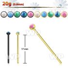 3u3r5m ion plated 316l steel uns grade s3160 bend it yourself nose piercing