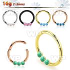 3wixeyw5 pvd steel hinged segment clicker synthetic opals