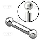 440 316l steel big gauge tongue barthickness of 4g 5mm tongue piercing