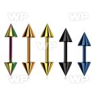 44wars9 ion plated surgical steel eyebrow or helix barbell 1 2mm ear lobe piercing