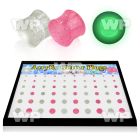 4amiey0 display w dual use acrylic plug glitter plug during the ear lobe piercing