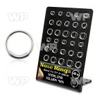 4auxjs board w silver 925 endless nose rings an outer diameter nose piercing