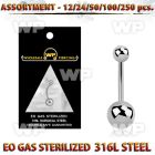 4b20lk steel belly bananas 1 6mm 5mm 8mm normal high polished belly piercing